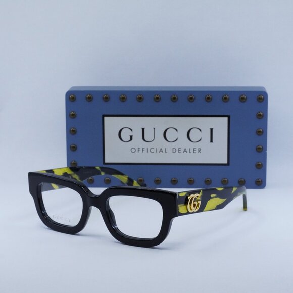 Final Price! Gucci GG1548O 003 Black Eyeglasses - Picture 1 of 11